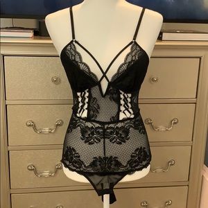 Thistle & spire bodysuit.  Cross straps were removed.